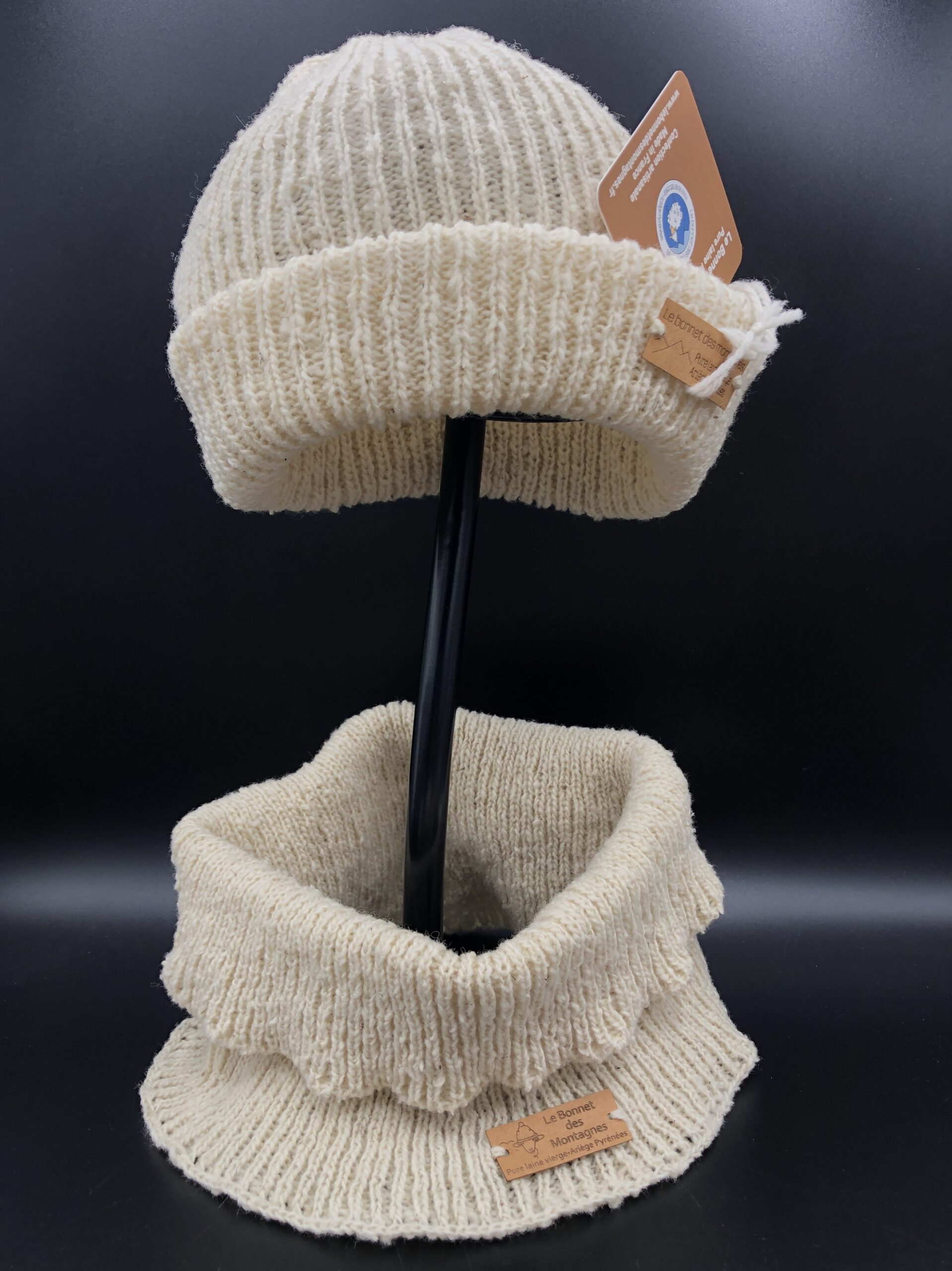 Snood Docker pure laine mérinos - Le bonnet des montagnes