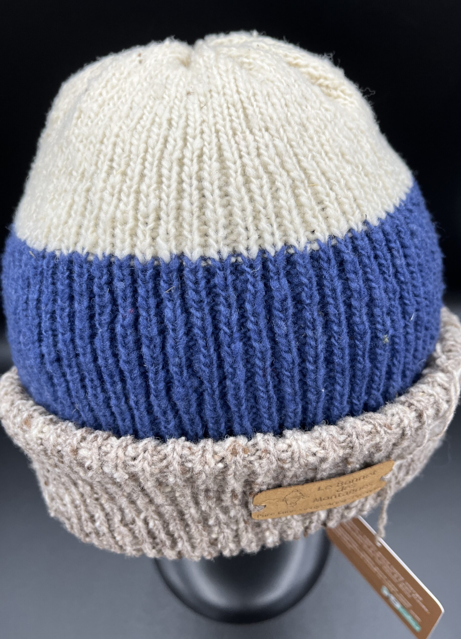 Bonnet docker en laine | Bleu