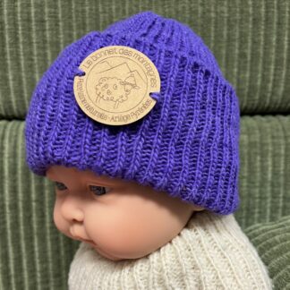 bonnet bébé laine mérinos made in France artisanat