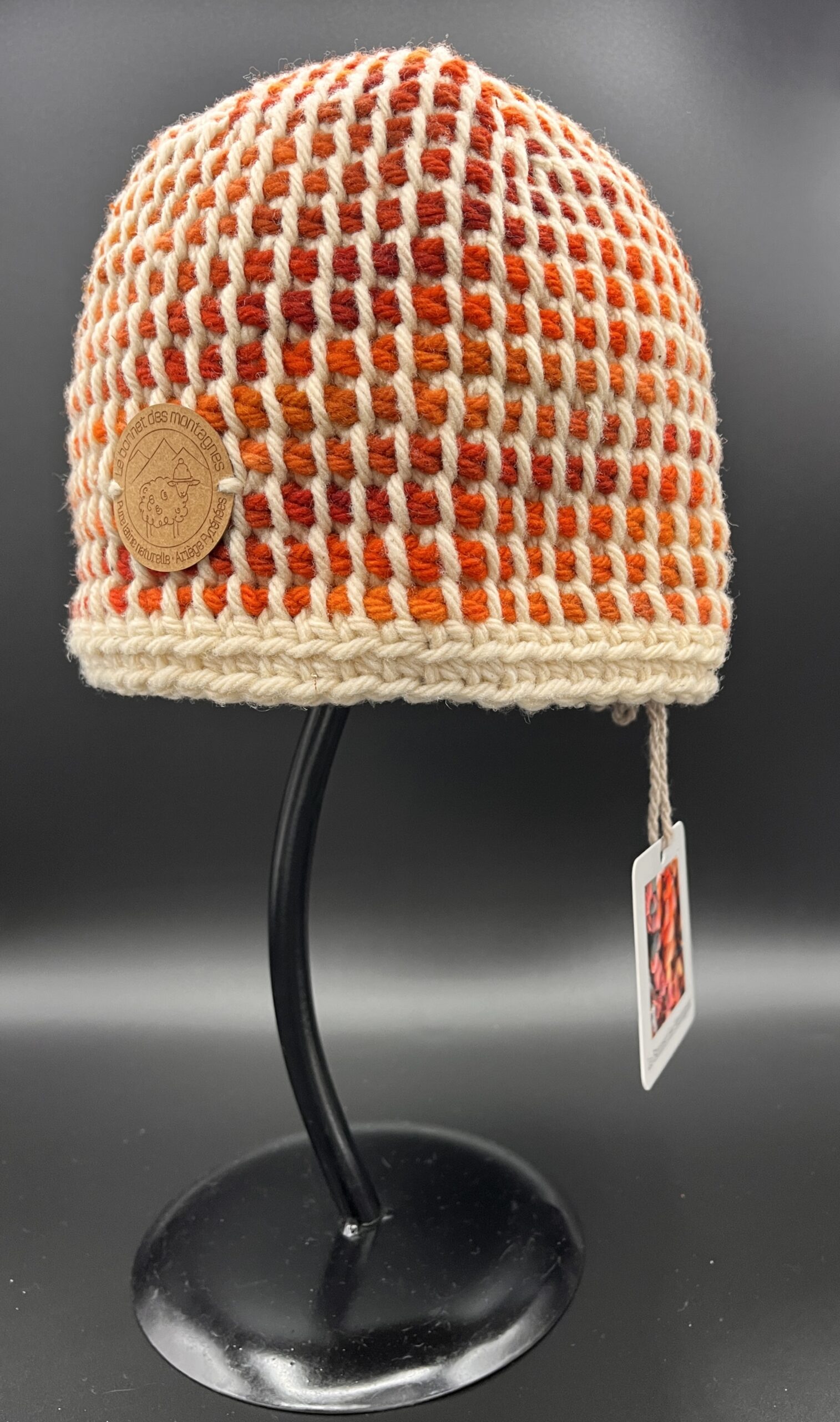 bonnet made in France pure laine merinos